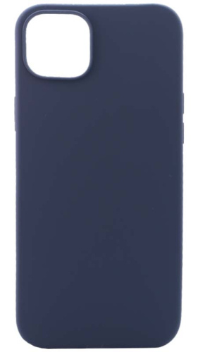 Силиконовый чехол Soft Touch для Apple iPhone 14 Plus без лого темно-синий