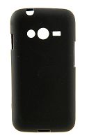 Силиконовый чехол для Samsung SM-G313 Galaxy Ace 4 Lite матовый (чёрный)