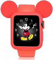 Чехол для часов для Apple Watch 38mm Mickey Mouse красный