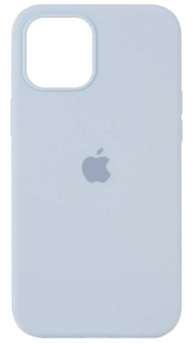 Задняя накладка Soft Touch для Apple Iphone 12 Pro Max бледно-голубой