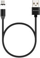Кабель USB - micro USB Maxvi MCm-01M чёрный