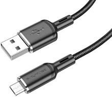 Кабель USB - микро USB Borofone BX90 1.0м 2.4A чёрный