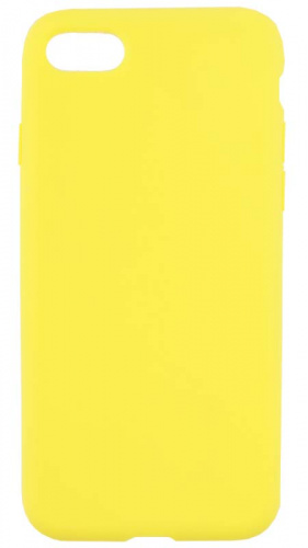 Силиконовый чехол для Apple iPhone 7/8 мягкий желтый