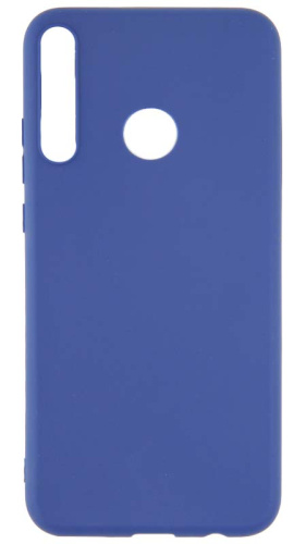 Силиконовый чехол для Huawei P40 Lite E/Honor 9C матовый синий
