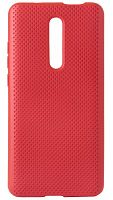 Силиконовый чехол для Xiaomi Mi9T/Mi9T Pro/K20/K20 Pro с перфорацией красный
