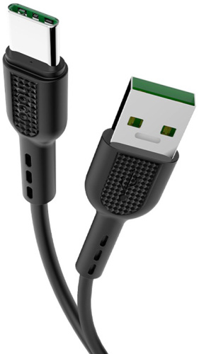 Кабель USB - Type-C HOCO X33 Surge 1.0м 5.0A черный