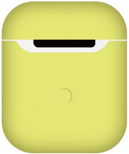 Чехол для AirPods 2 ультратонкий Premium (Yellow)