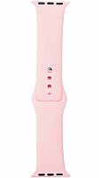 Ремешок на руку для Apple Watch 38-40mm силиконовый Sport Band бледно-розовый