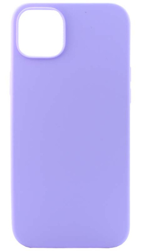 Силиконовый чехол Soft Touch для Apple iPhone 14 Plus без лого ярко-сиреневый