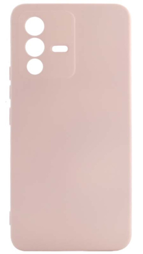 Силиконовый чехол для Vivo Y23 Soft бледно-розовый