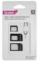 Комплект адаптеров SIM-карт с ключом Olmio