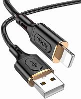 Кабель USB - 8-pin HOCO X95 Goldentop, 1.0м, 2.4A черный
