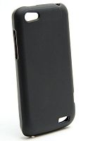 Силикон HTC One V матовый черный