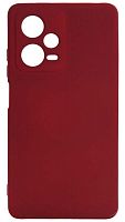 Силиконовый чехол для Xiaomi Redmi Note 12 Pro 5G Soft бордовый