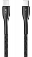 Кабель STYLE Type-C - Type-C 60W USB2.0 1.2м черный OLMIO
