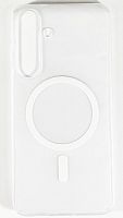 Задняя накладка MagSafe для Samsung Galaxy S25 Plus матовый белый