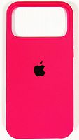 Задняя накладка Soft Touch для Apple iPhone 17 Pro Max неоновый розовый