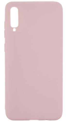 Силиконовый чехол для Samsung Galaxy A70/A705 бледно-розовый