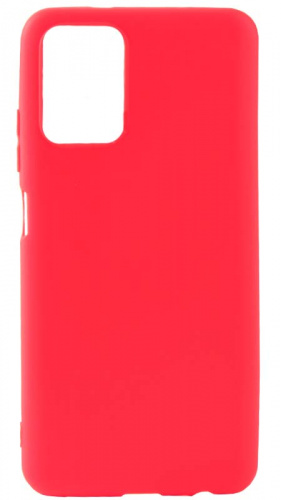 Силиконовый чехол для Xiaomi Redmi Note 10 матовый красный