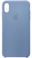 Задняя накладка Soft Touch для Apple iPhone XR серо-голубой