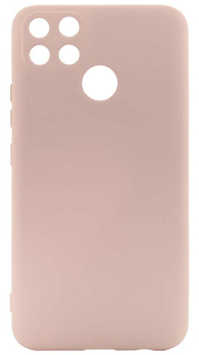 Силиконовый чехол для Realme C25/C25s soft бледно-розовый