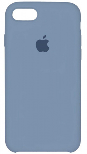 Задняя накладка Soft Touch для Apple iPhone 7/8 серо-голубой