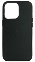 Силиконовый чехол MagSafe для Apple iPhone 13 Pro кожа черный