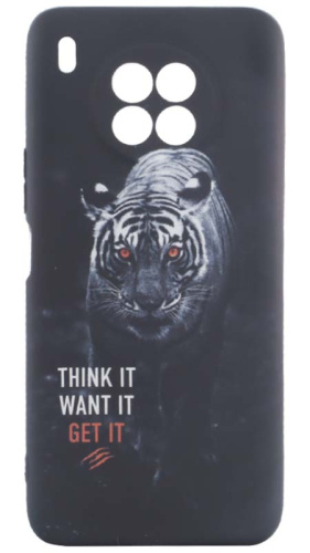 Силиконовый чехол для Honor 50 Lite/Nova 8i фосфор животные тигр