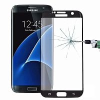 Противоударное стекло для Samsung Galaxy S7 Edge/G935 с полной клеющей основой чёрный