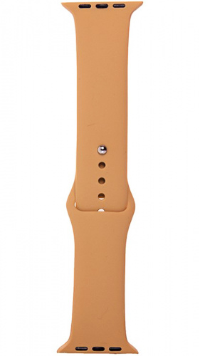 Ремешок на руку для Apple Watch 42-44mm силиконовый Sport Band бежевый