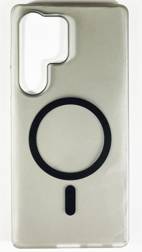 Задняя накладка MagSafe для Samsung Galaxy S25 Ultra матовый черный