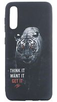 Силиконовый чехол для Samsung Galaxy A50/A505 фосфор животные тигр