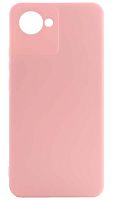Силиконовый чехол для Realme C30 Soft розовый