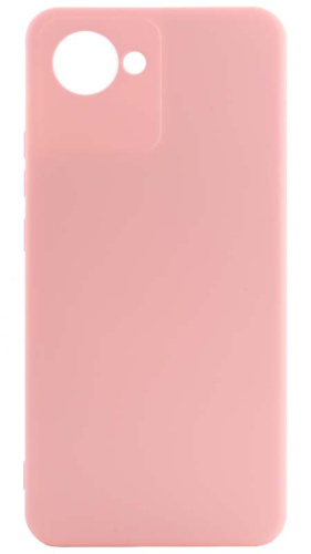 Силиконовый чехол для Realme C30 Soft розовый