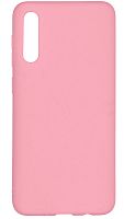 Силиконовый чехол Soft Touch для Samsung Galaxy A50/A505 бледно-розовый