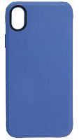 Силиконовый чехол для Apple iPhone XR OUTFITCASE синий-чёрный