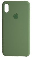 Задняя накладка Soft Touch для Apple iPhone XS Max светло-зелёный