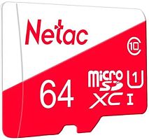 64GB карта памяти SDXC Netac P500 Eco Class 10 UHS-I / NT02P500ECO-064G-S