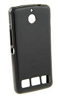 Силиконовый чехол для Sony Xperia E1 Dual матовый техпак (чёрный)