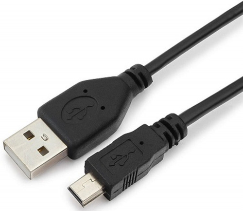 Кабель USB 2.0 Гарнизон GCC-USB2-AM5P-1M, AM/miniBM 5P, 1м, пакет