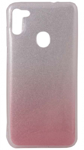 Силиконовый чехол Glamour для Samsung Galaxy A11/A115 градиент розовый