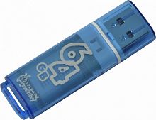 64GB флэш драйв SmartBuy Glossy series, синий