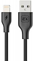 Кабель USB - 8 pin Exployd EX-K-482 Classic, 1.0м, круглый, 1.0A, силикон чёрный