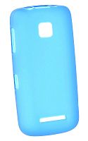 Силикон Nokia Asha 311 матовый синий