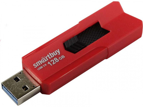 128GB флэш драйв Smart Buy STREAM красный, USB3.0