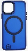 Силиконовый чехол MagSafe для Apple iPhone 11 Pro матовый синий