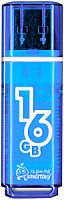 16GB флэш драйв Smart Buy Glossy series, темно-синий, USB3.0
