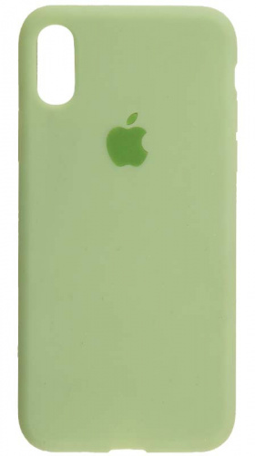 Силиконовый чехол Soft Touch для Apple iPhone X зелёный Силиконовый чехол Soft Touch для Apple iPhone X зелёный