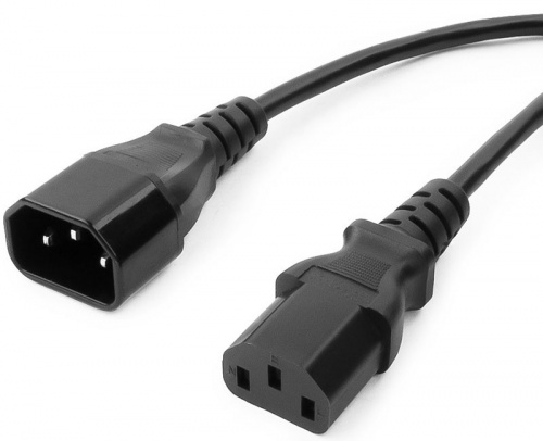 Кабель питания сист.блок-монитор Cablexpert PC-189-VDE -3M, 3.0м, CR13-CR14, VDE, 10A, чёрный