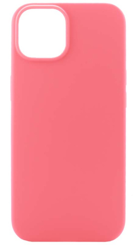 Силиконовый чехол Soft Touch для Apple iPhone 14 без лого ярко-розовый
